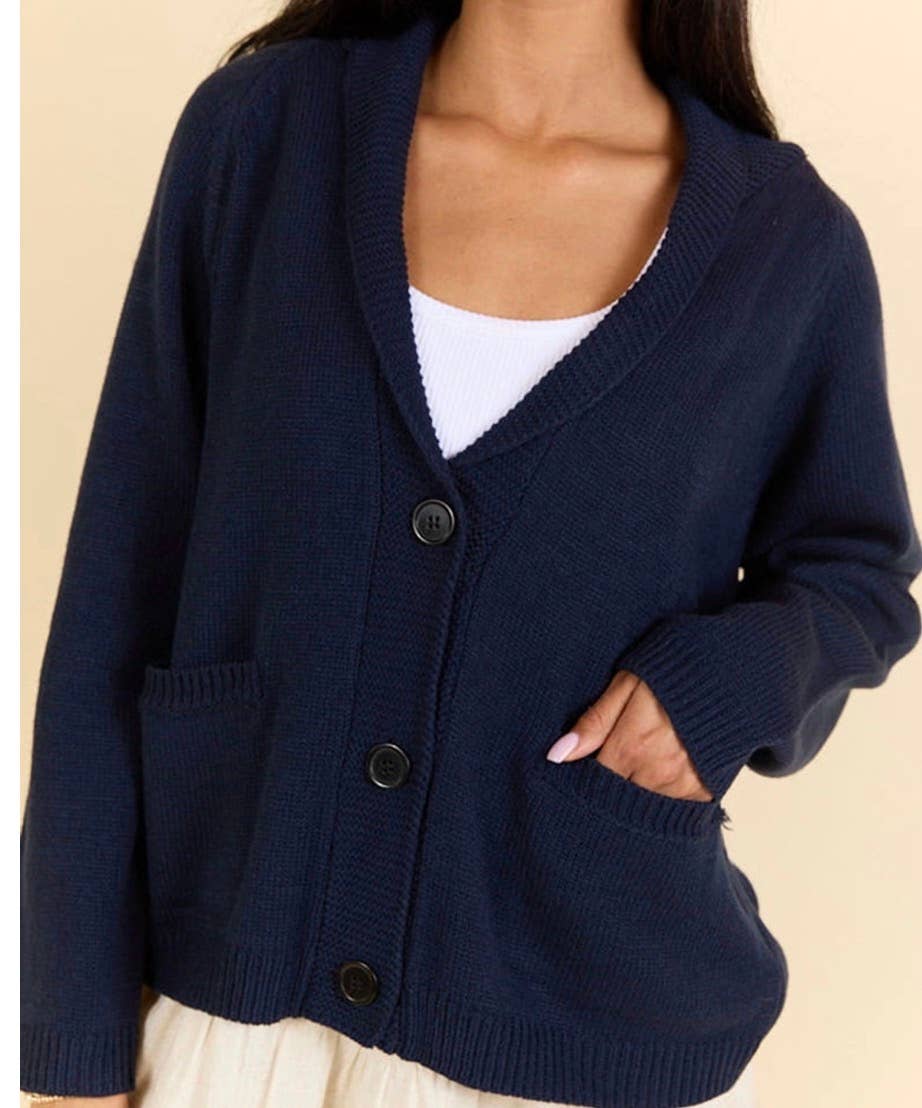 American Flag Cardigan Sweater