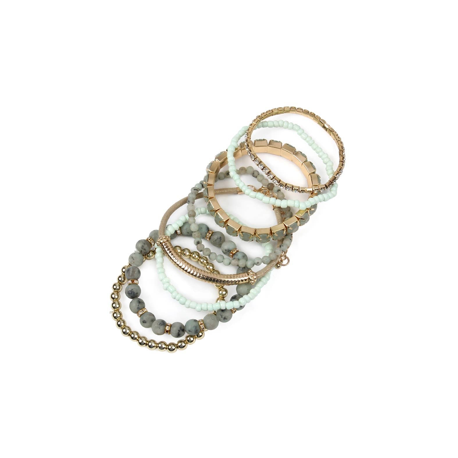 The Painted Dessert STACKABLE BEAD BRACELET SET