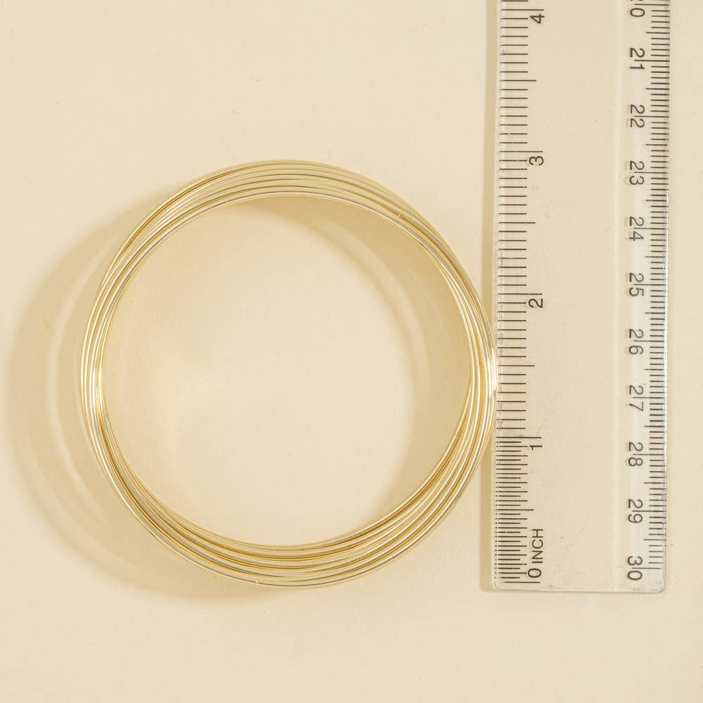 Thin Stacking Bangle Bracelet Set