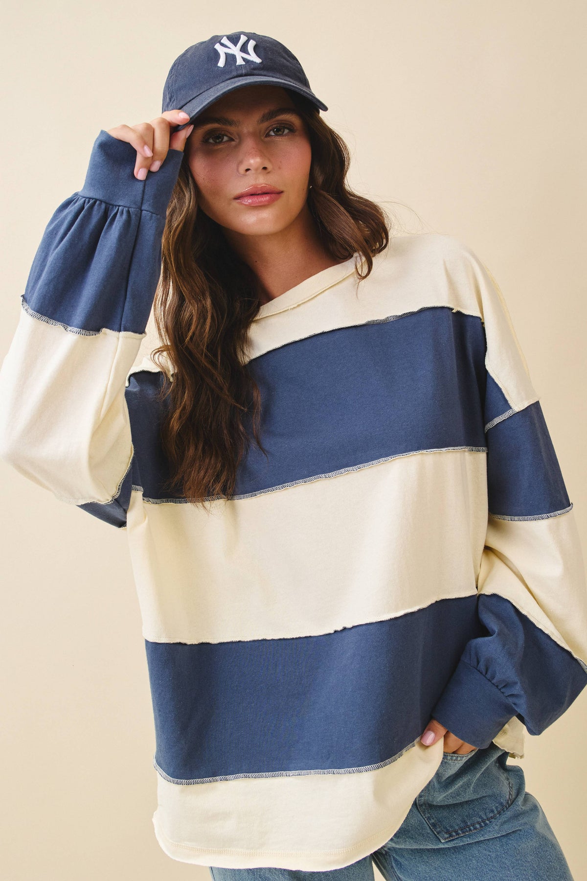 The Free Spirit Color Block Pullover