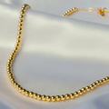 Aurora Gold Beaded Necklace 18K Gold Non Tarnish Water Resistant - Deep South Originals