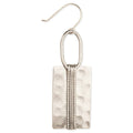 The Silver Sage Chic Boho Silver Wrapped Bar Earring