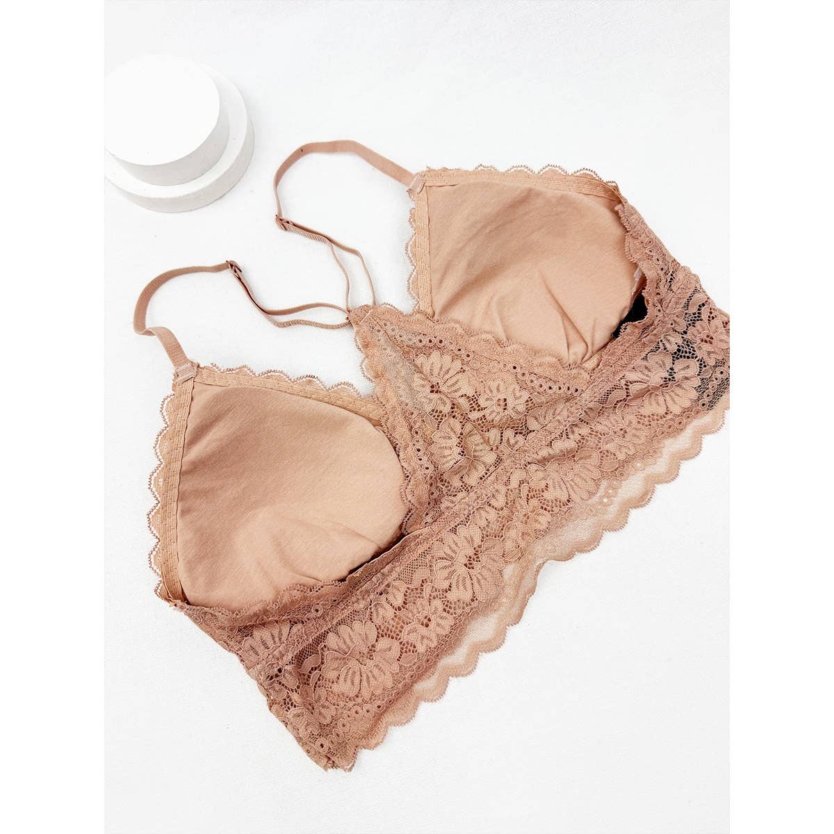 Removable Pads Adjustable Straps Lace Bralette
