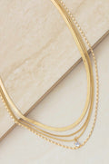All the Chains 18k Gold Plated Layered Necklace - Ettika