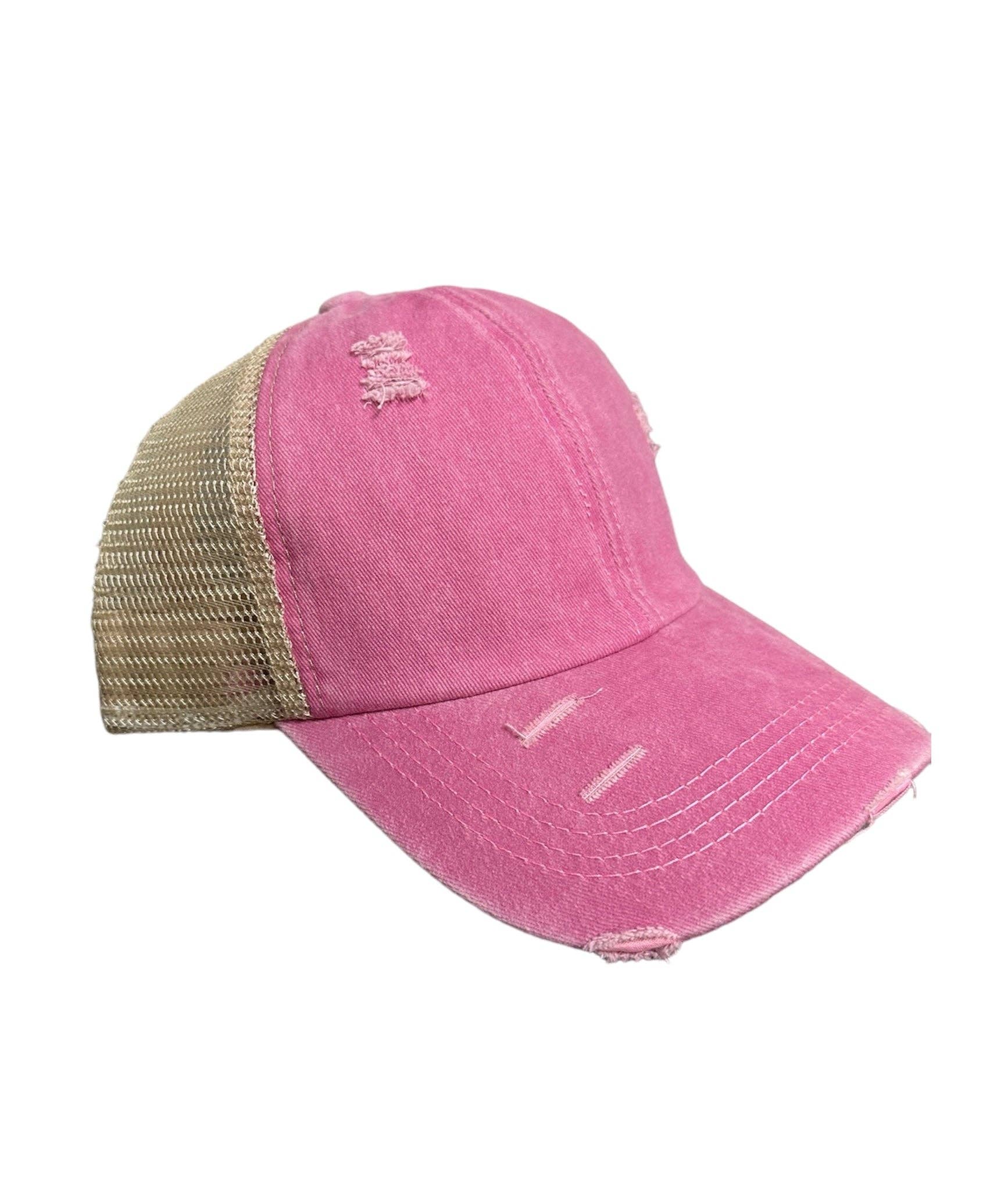 Engraved Sorry About My Husband Women's Ponytail Hat: Grey / Teal