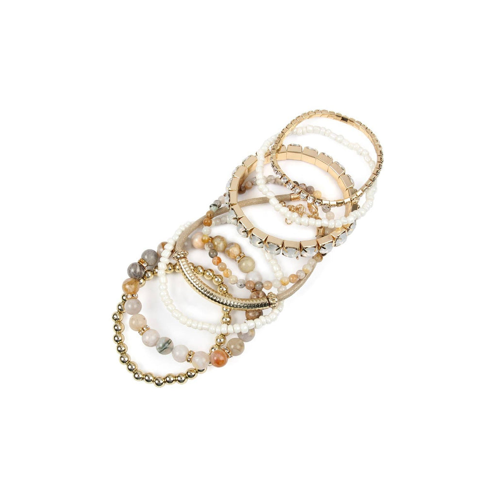 The Painted Dessert STACKABLE BEAD BRACELET SET