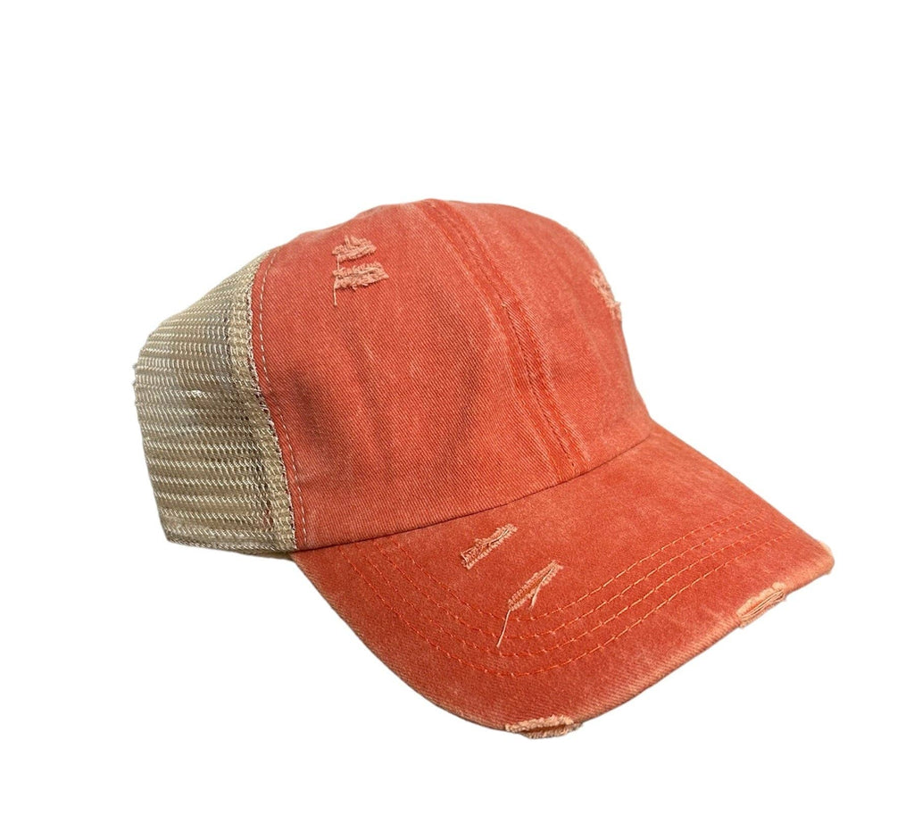 Engraved Sorry About My Husband Women's Ponytail Hat: White / Purple
