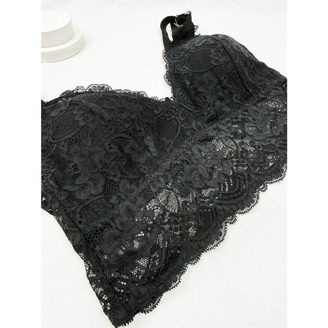 The Lowcountry Nights Floral Lace Bralette with Adjustable Straps