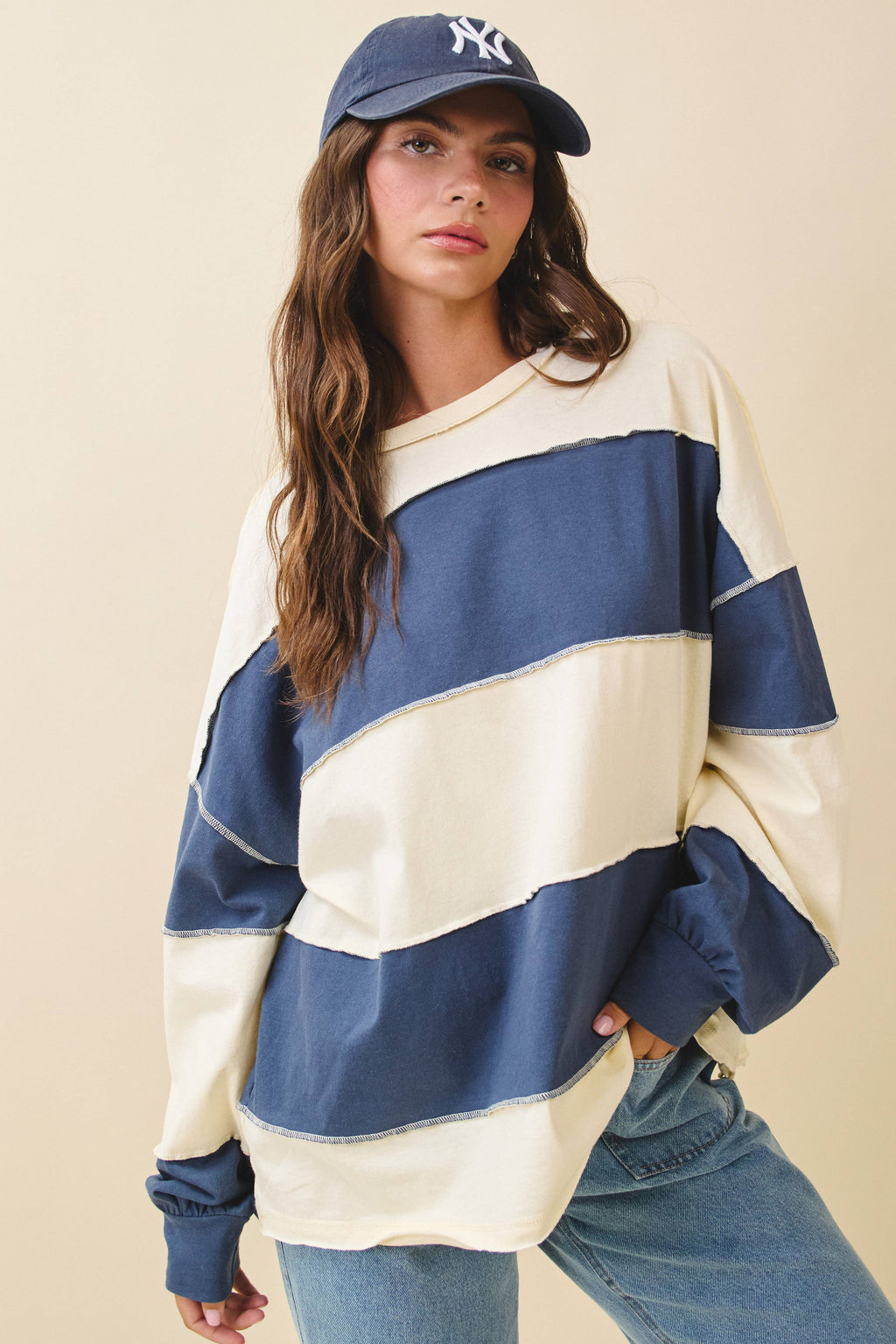 The Free Spirit Color Block Pullover