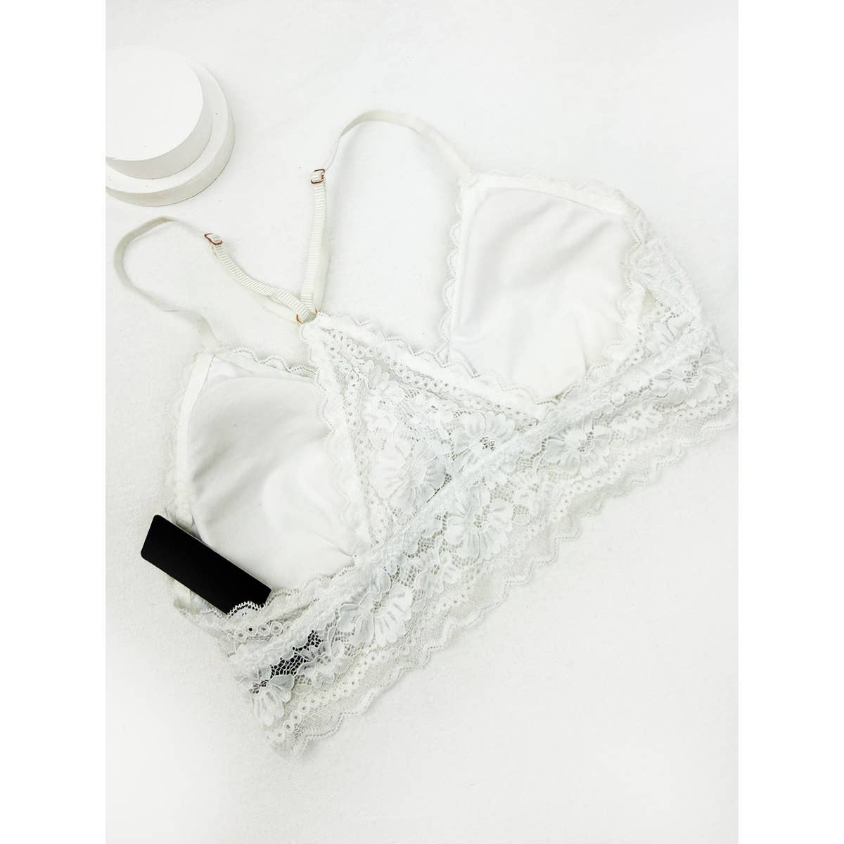 Removable Pads Adjustable Straps Lace Bralette