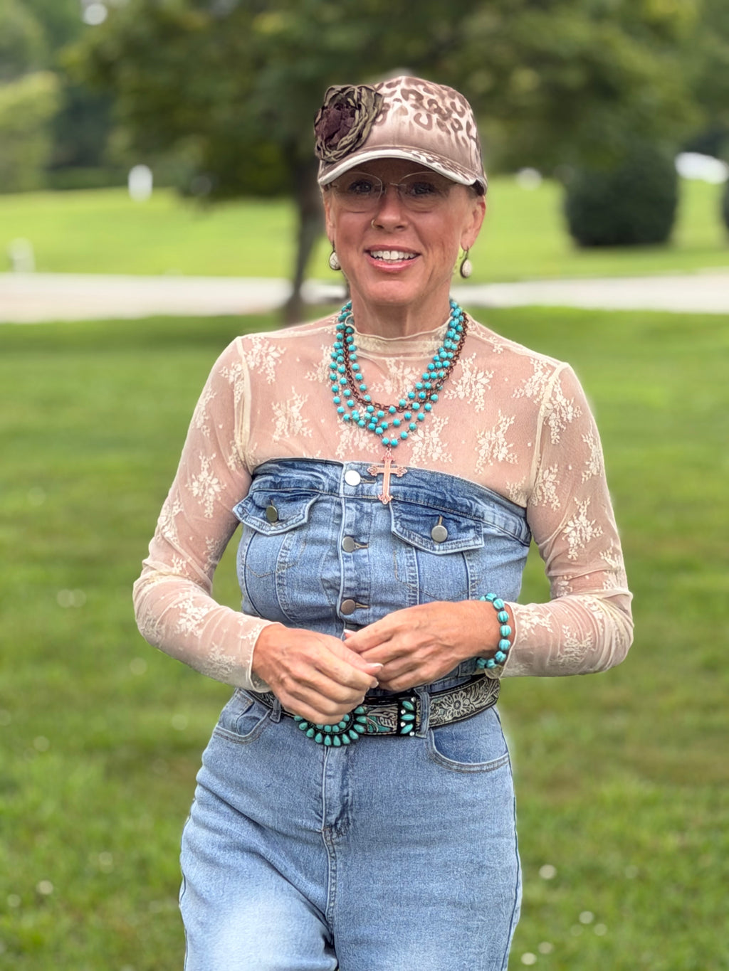 Tube Top One Shoulder Straight Leg Denim Jumpsuit