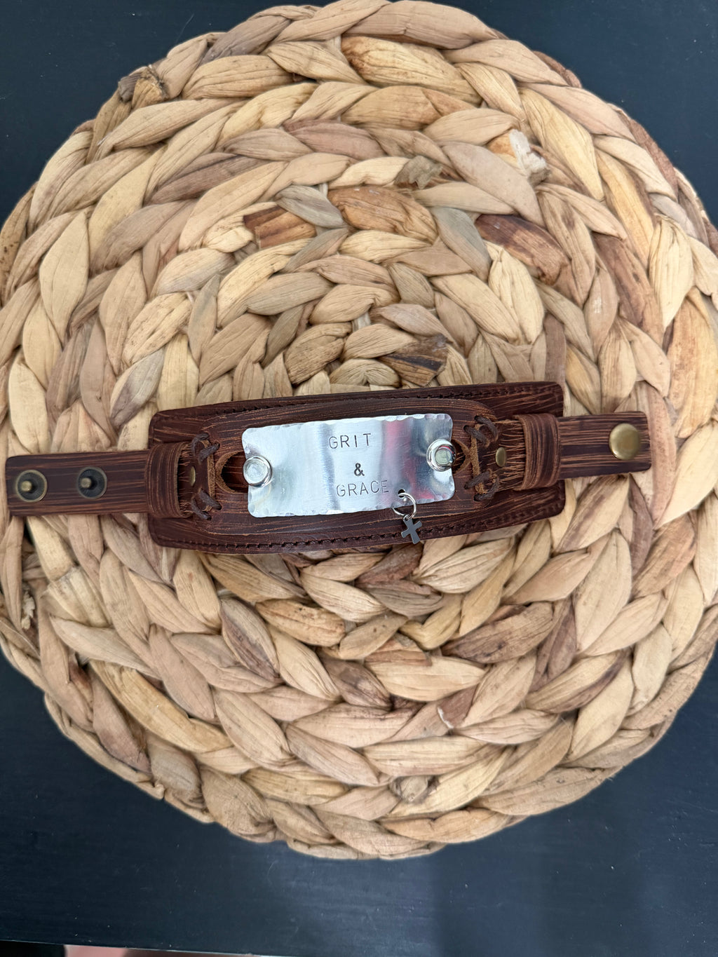 The Grit & Grace Leather Cuff