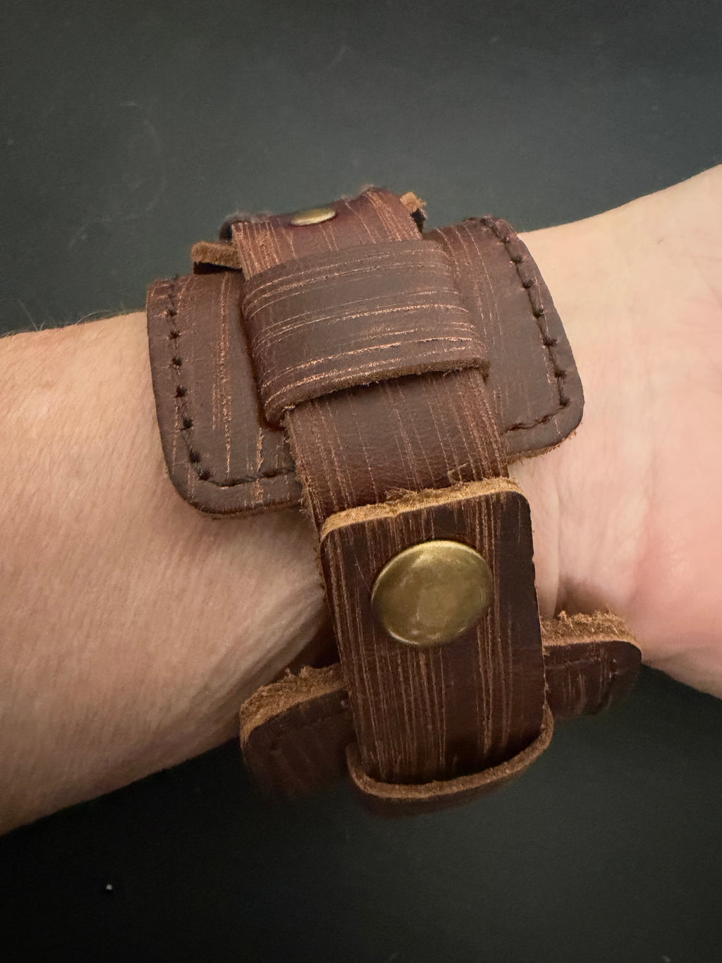 The Grit & Grace Leather Cuff