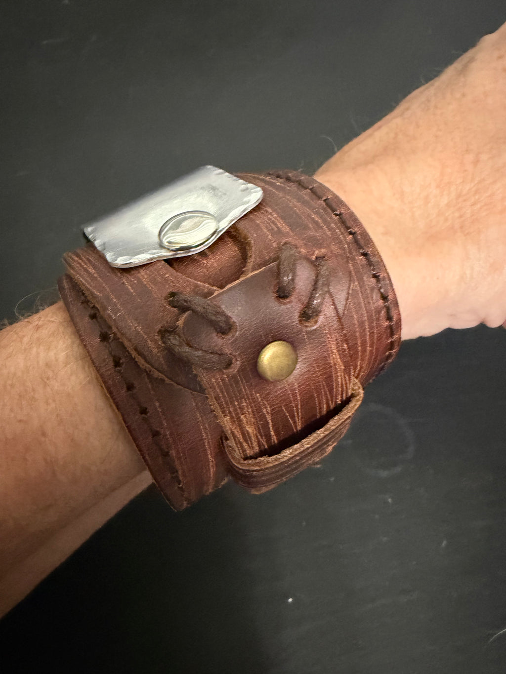 The Grit & Grace Leather Cuff