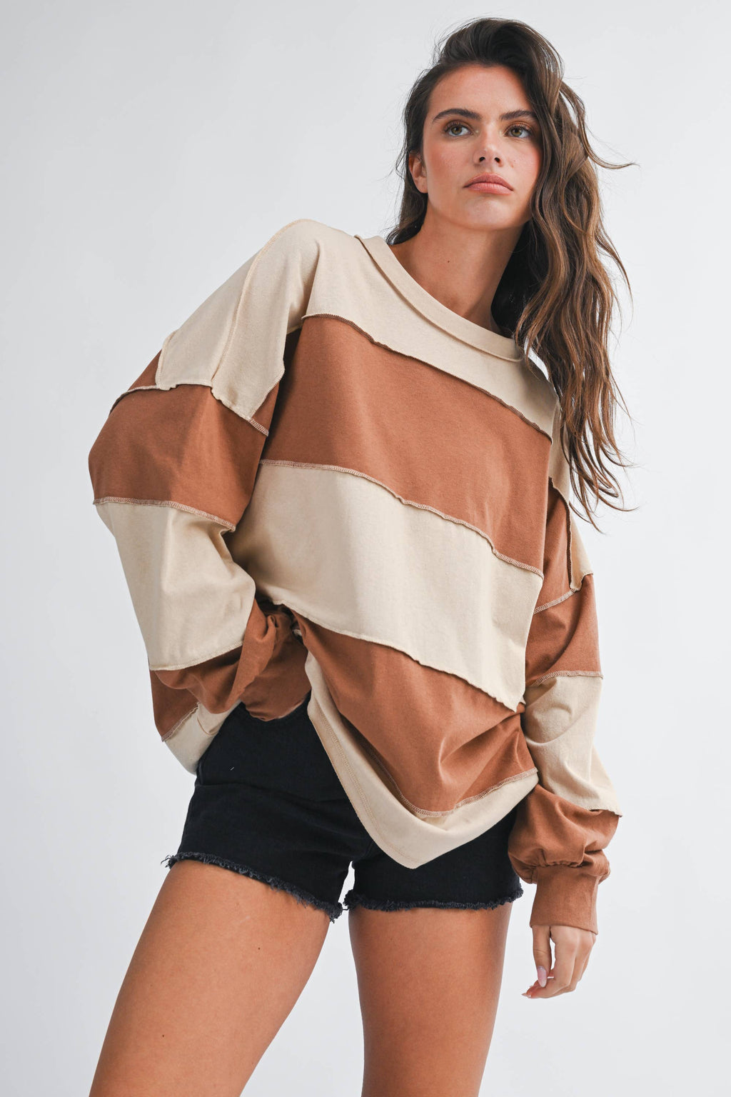 The Free Spirit Color Block Pullover