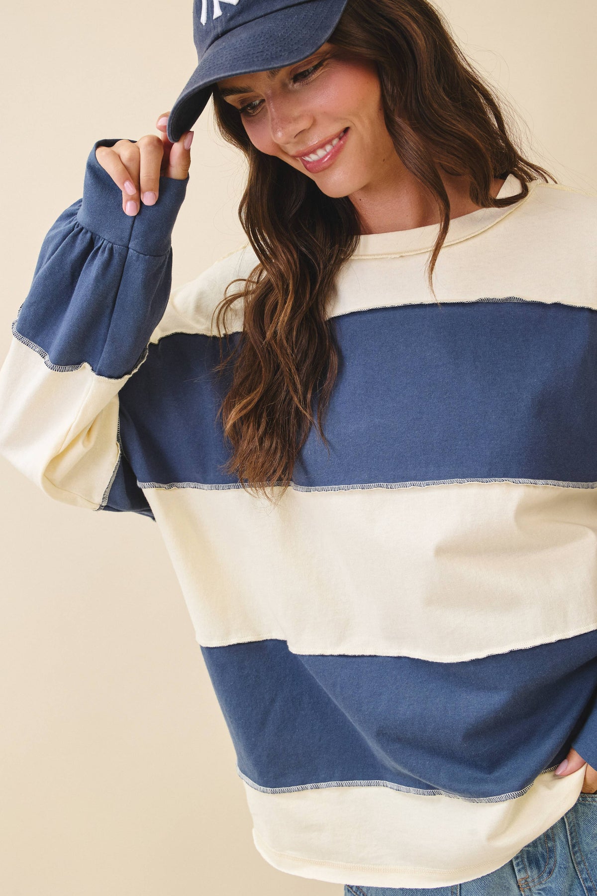 The Free Spirit Color Block Pullover