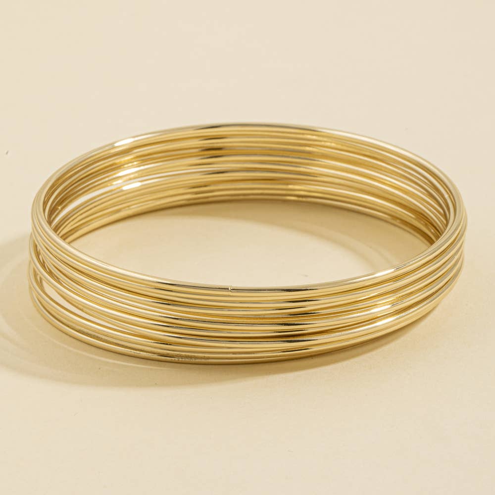 Thin Stacking Bangle Bracelet Set