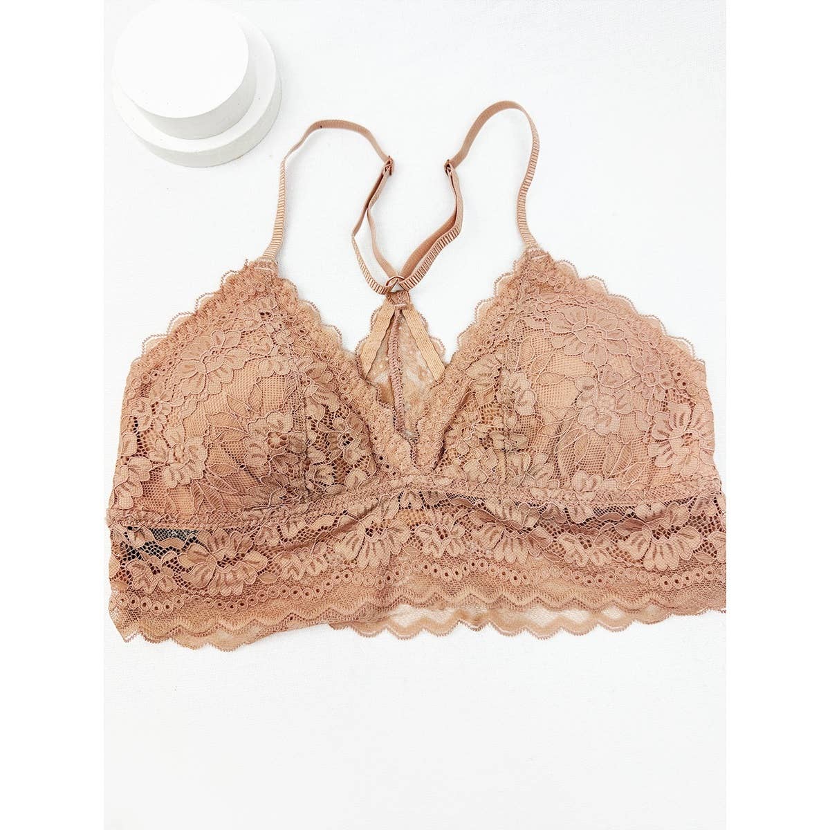 Removable Pads Adjustable Straps Lace Bralette