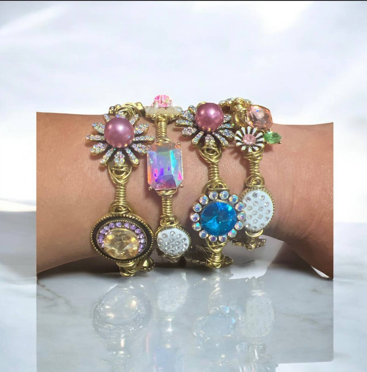 Glamour Girl Gold Bangles
